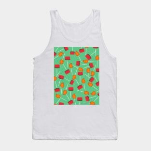 Fun colorful Mexican paletas candy design Tank Top